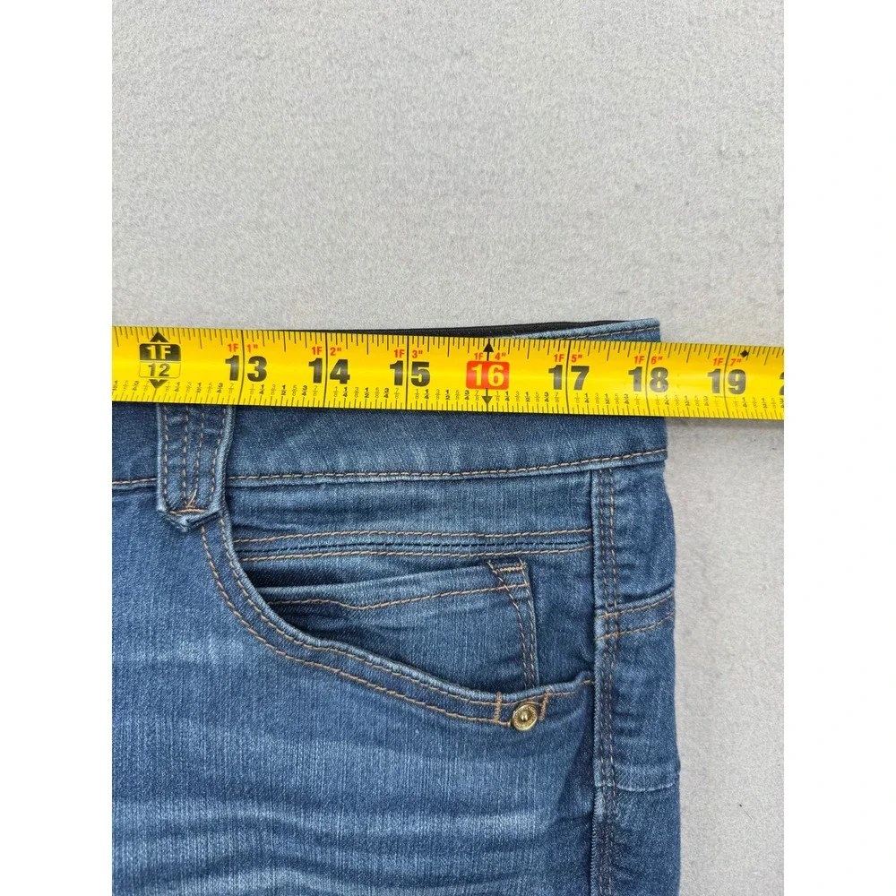 Democracy Ab Solution Skinny Jeans Womens 16 (36x28) Blue Medium Wash Stretch